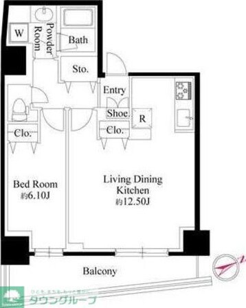 N-flats三ノ輪の物件間取画像